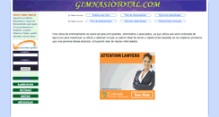 Desktop Screenshot of gimnasiototal.com