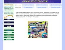 Tablet Screenshot of gimnasiototal.com
